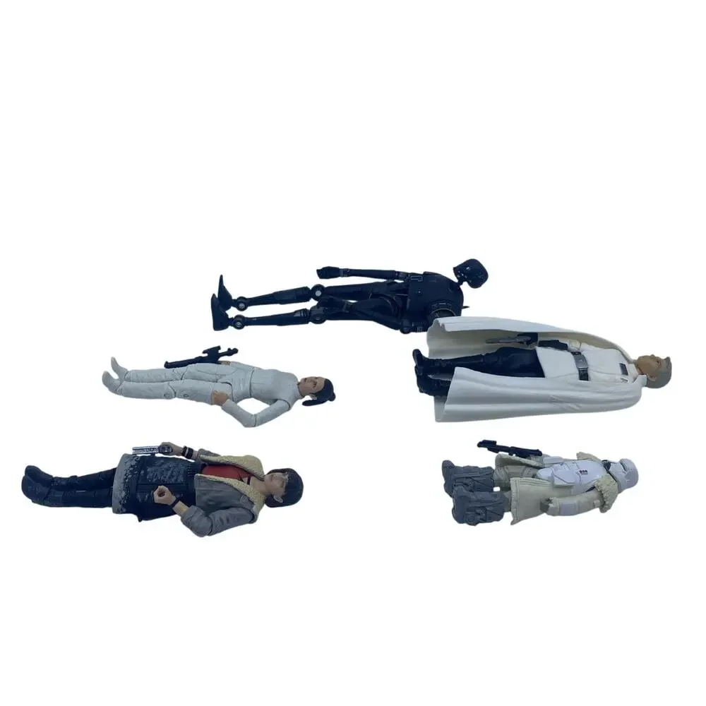 Star Wars Black Series Lot of 5 Range Trooper Leia Qi'ra K-2SO Krennic Figures